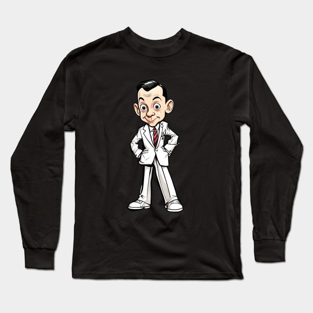 PeeWee Long Sleeve T-Shirt by Buff Geeks Art